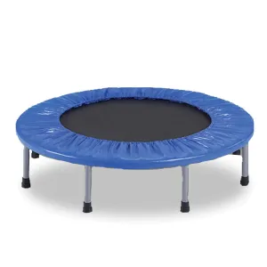 40" Mini Trampoline | Jogger Rebounder | Home Gym Fitness | Blue