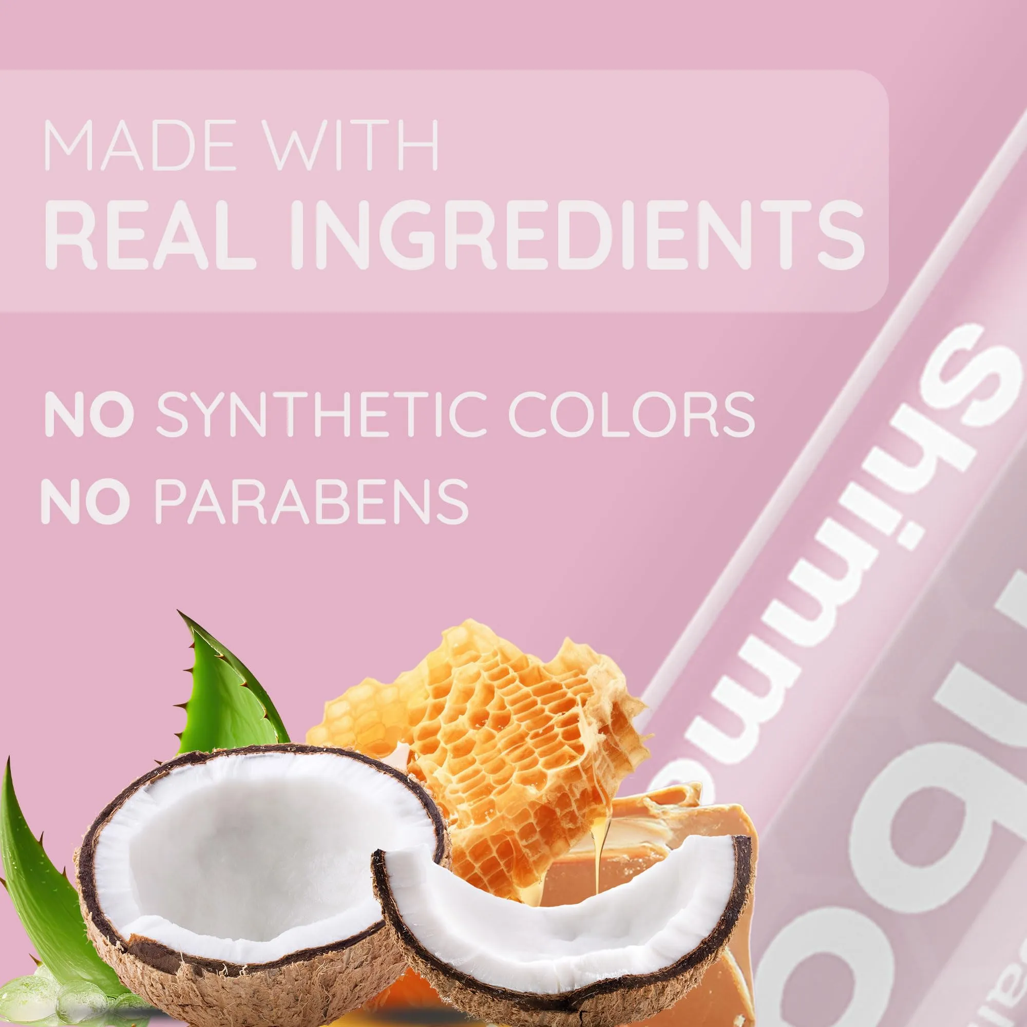 Bambalo 4-Pack Shimmer Tinted Lip Balms - Natural & Organic Ingredients - Hydrating & Moisturizing, USA Made