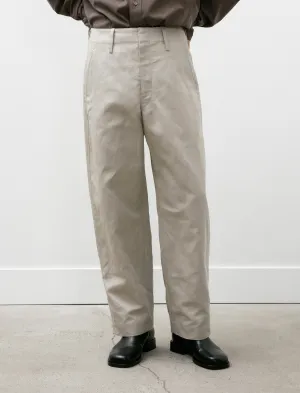 Big Chino Pants Cotton Linen Gabardine Mastic