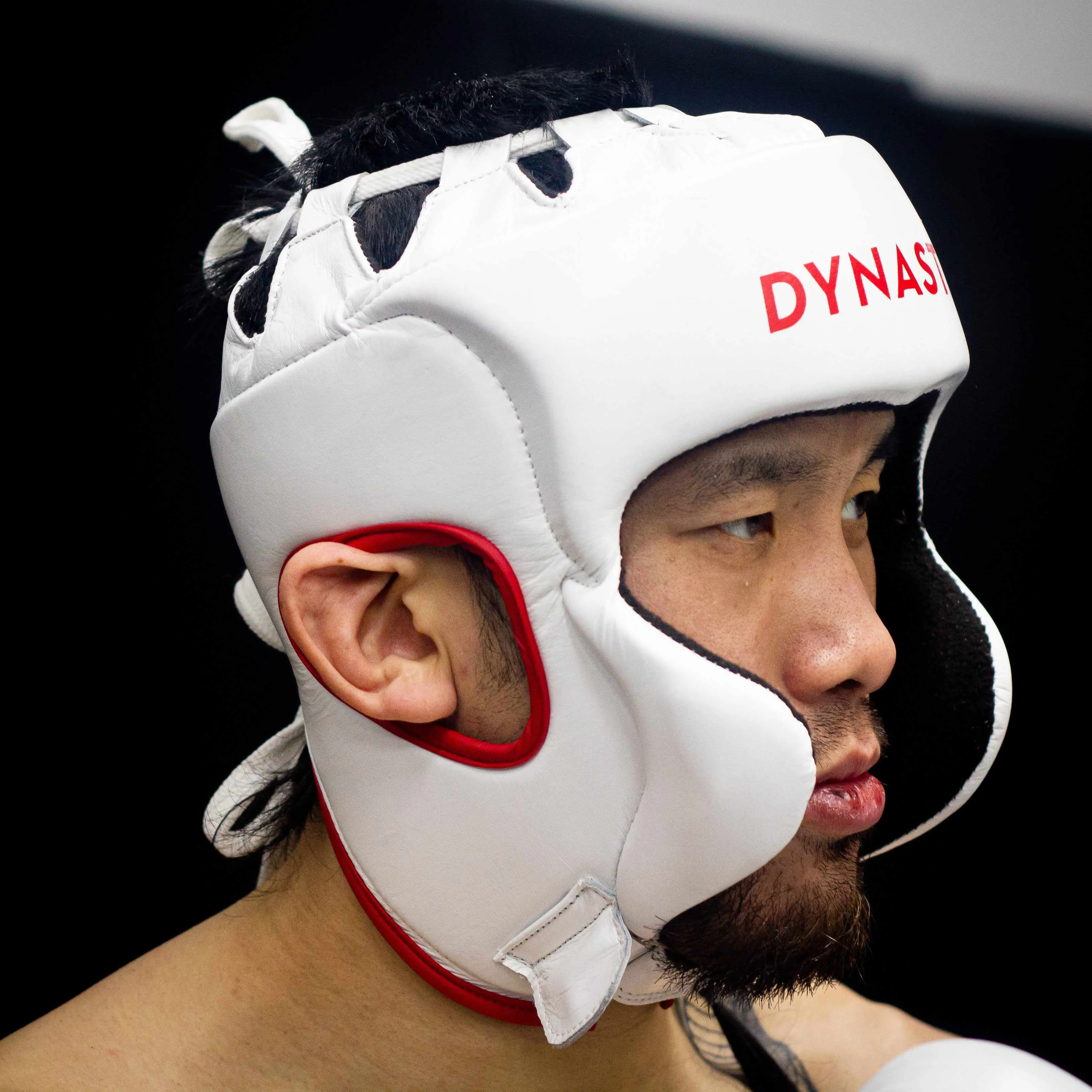 Dynasty Ultralight Pro MMA Headgear (Matte Black / Gold)