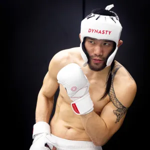 Dynasty Ultralight Pro MMA Headgear (Matte Black / Gold)