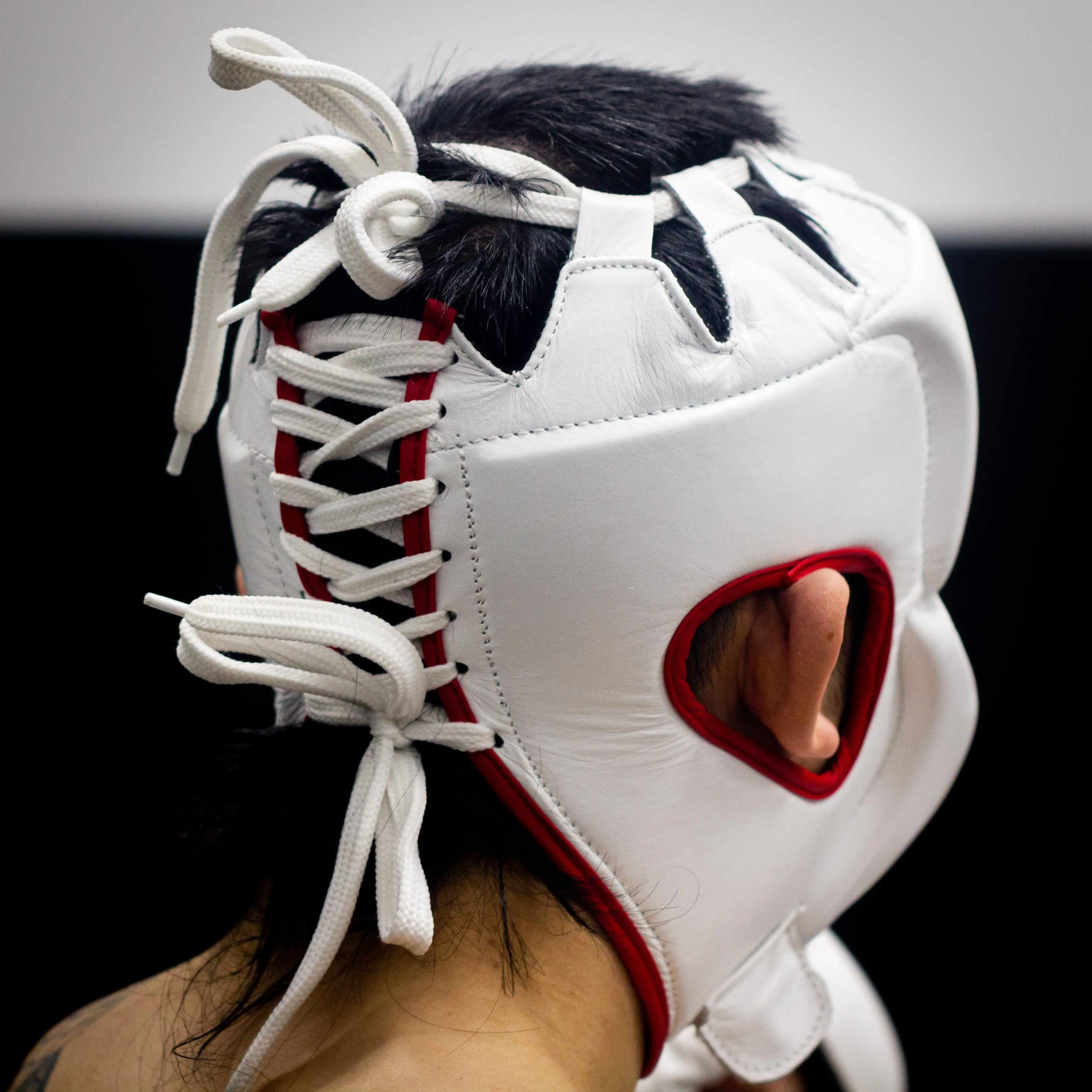 Dynasty Ultralight Pro MMA Headgear (Matte Black / Gold)