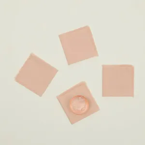 Essential Cocktail Napkin Set of 4 (Blush)