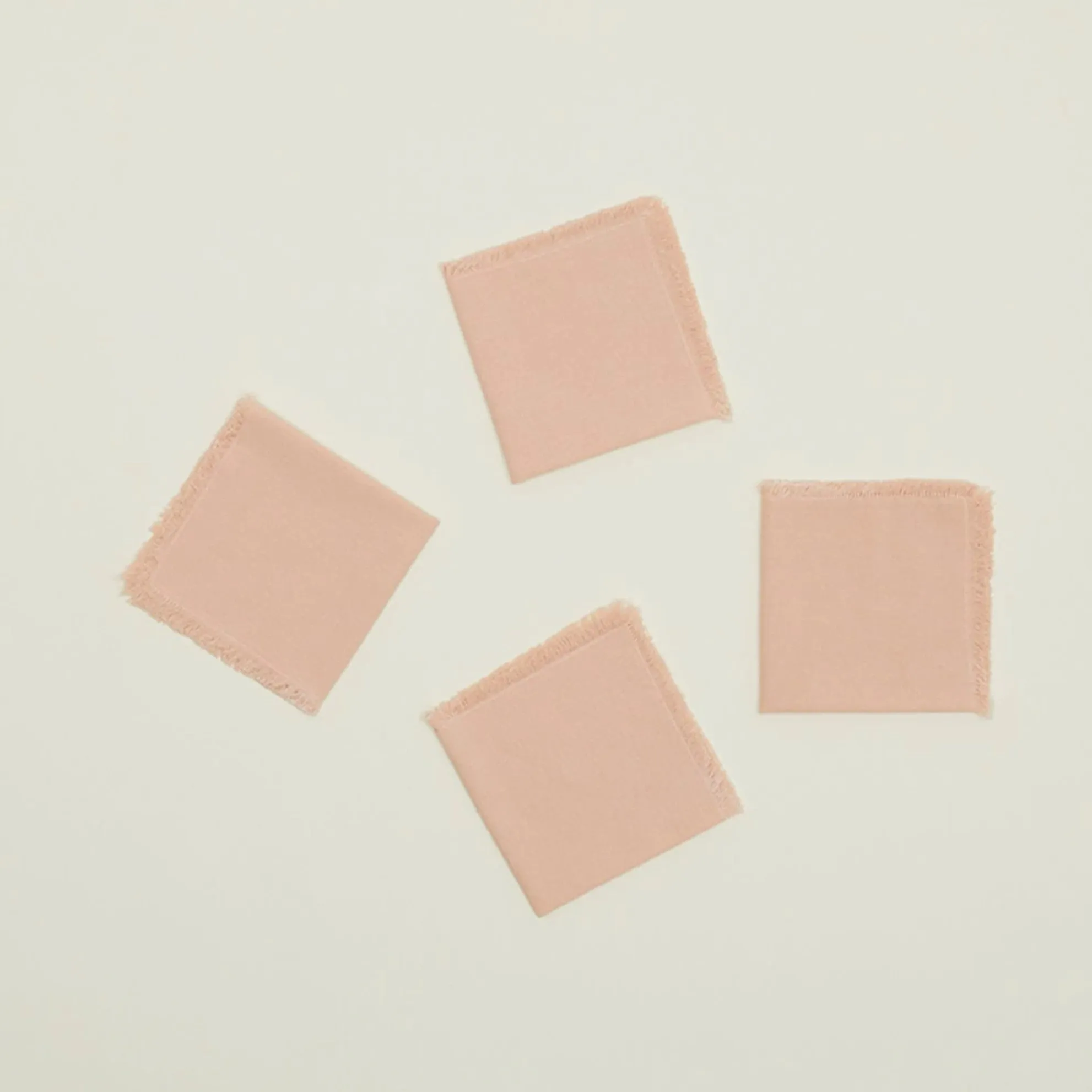 Essential Cocktail Napkin Set of 4 (Blush)