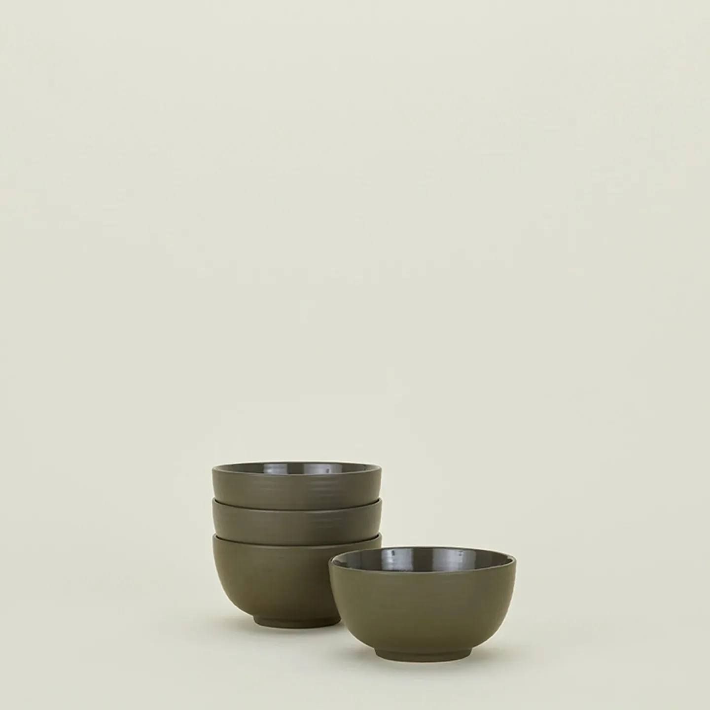Essential Large Bowl Set of 4 (Olive)