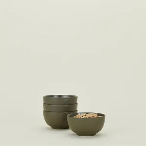 Essential Large Bowl Set of 4 (Olive)