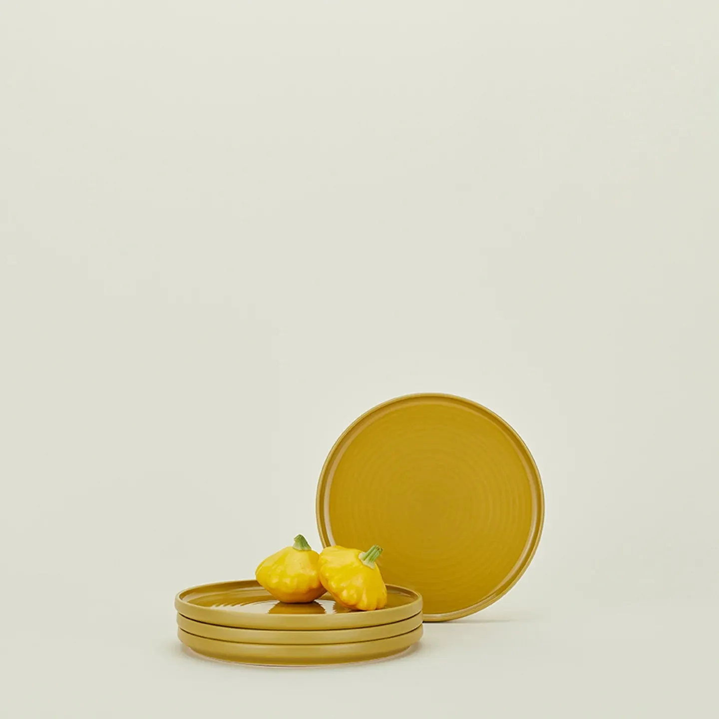 Essential Salad Plate Set of 4 (Mustard)