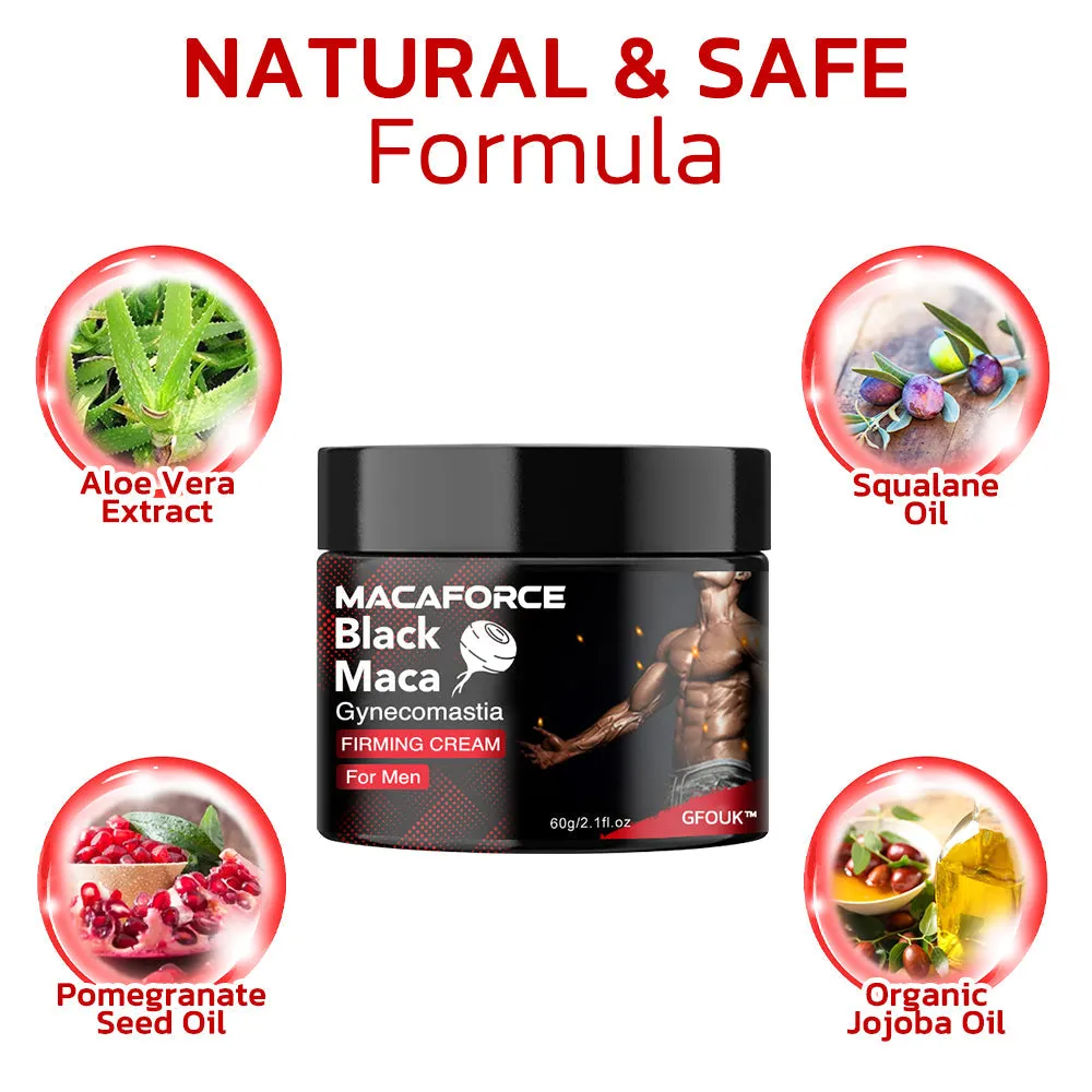 GFOUK MACAFORCE Black Maca Gynecomastia Firming Cream
