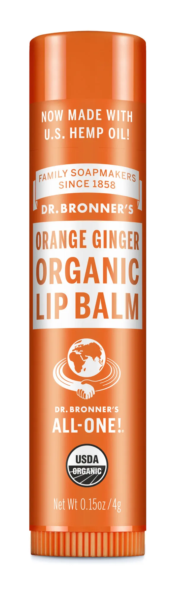 Orange Ginger Organic Lip Balms (12 Pack)