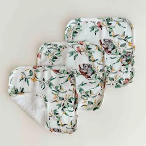 Organic Wash Cloths - 3 pack - Eucalypt