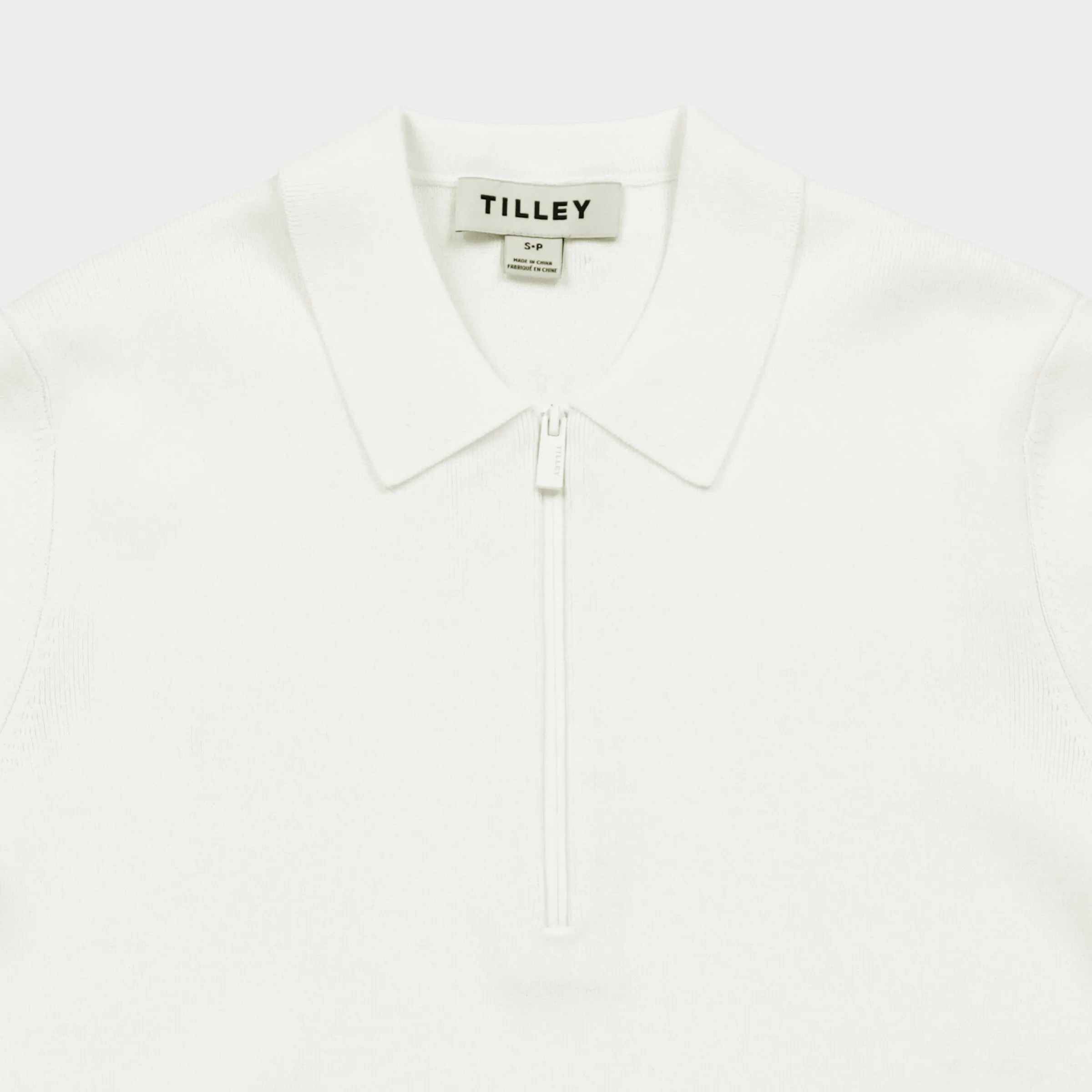 Short Sleeve Zip Polo Dress