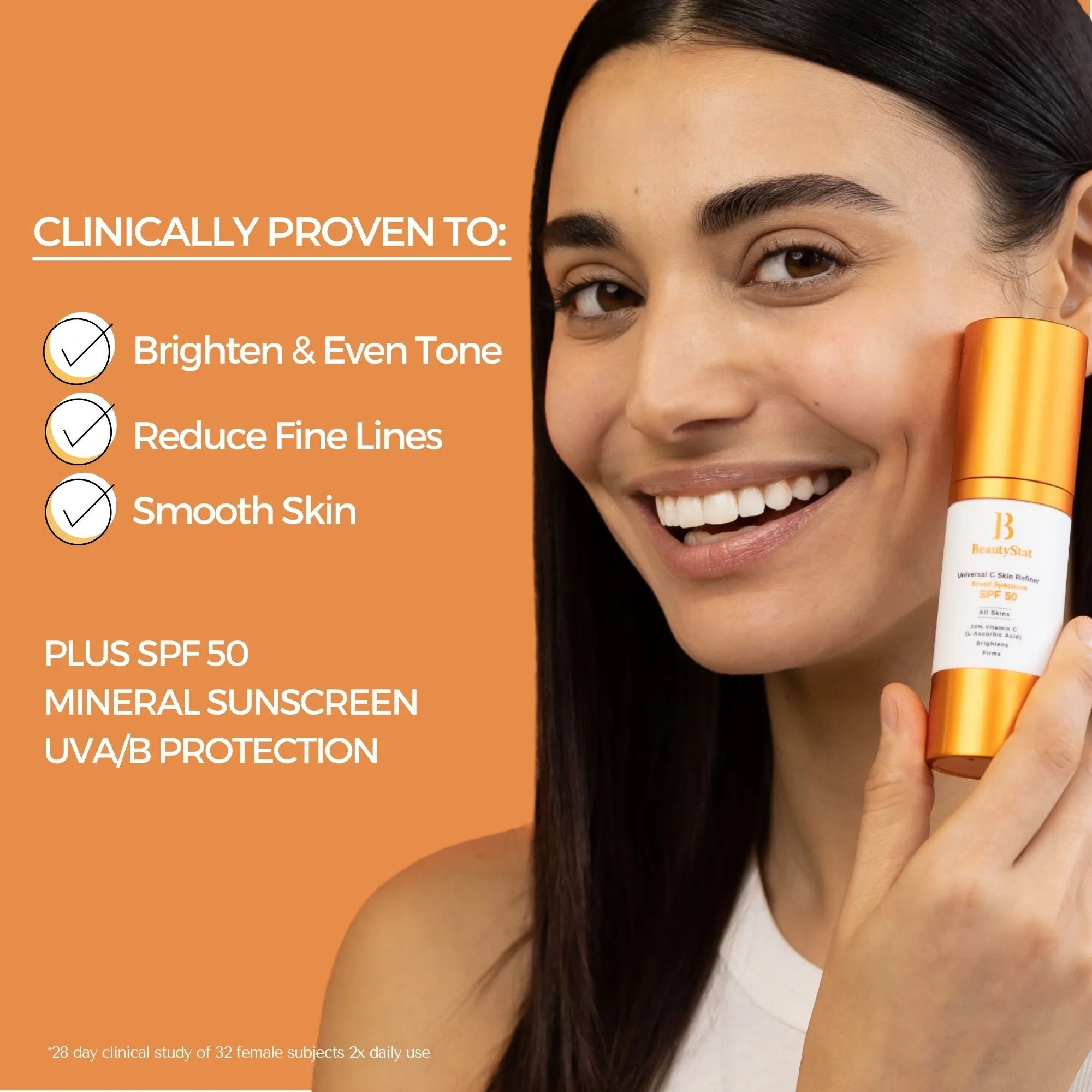 Universal C Skin Refiner Vitamin C Serum   SPF 50 Mineral Sunscreen