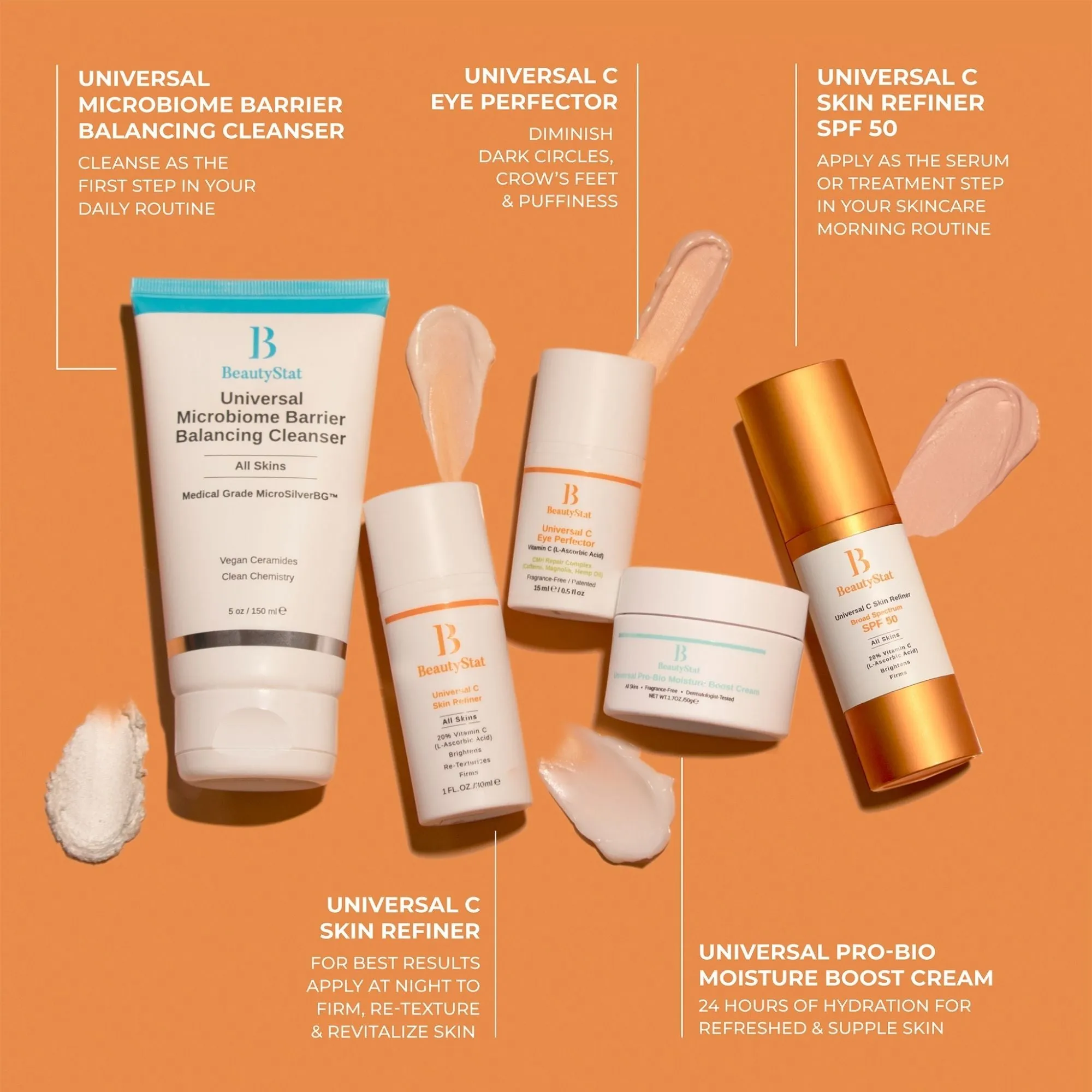 Universal C Skin Refiner Vitamin C Serum   SPF 50 Mineral Sunscreen