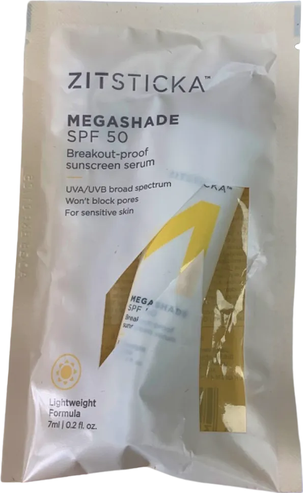 ZitSticka Megashade SPF 50 Sunscreen Serum  7ml